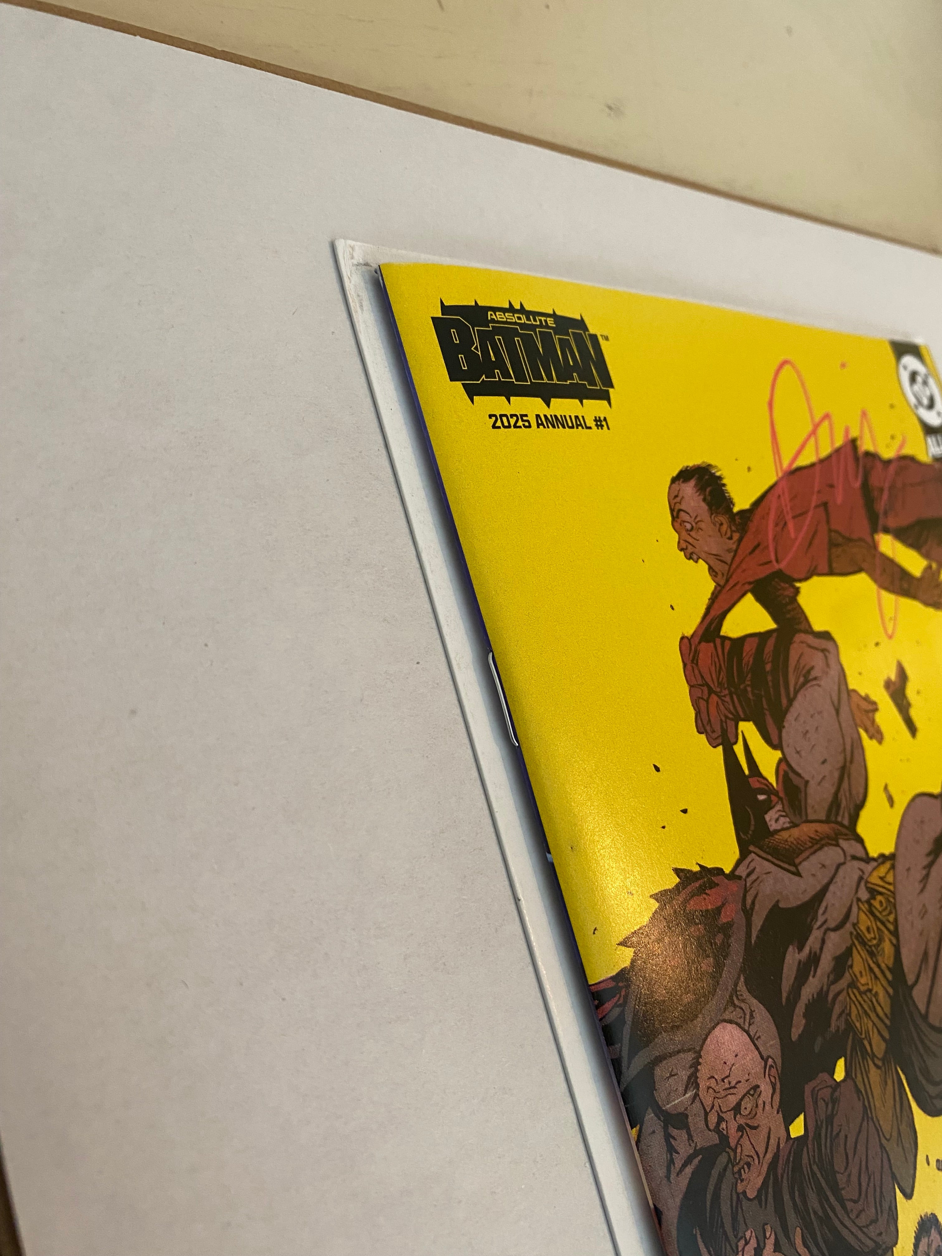 ABSOLUTE BATMAN 2025 ANNUAL #1 - DANIEL WARREN JOHNSON 3rd PRINTING SIGNED W COA