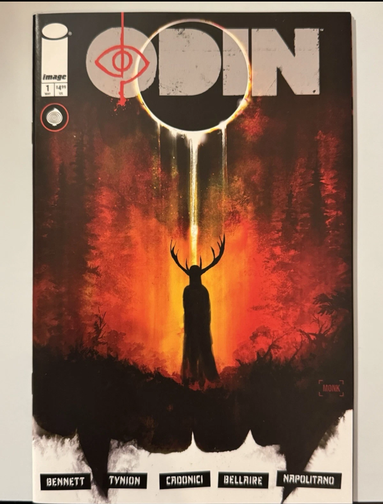 ODIN #1 EXCLUSIVE VARIANT COVER JEFF MONK  LTD 350 w/ COA  TYNION IMAGE COMICS